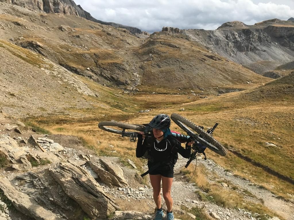 au dessus du refuge de chambeyron