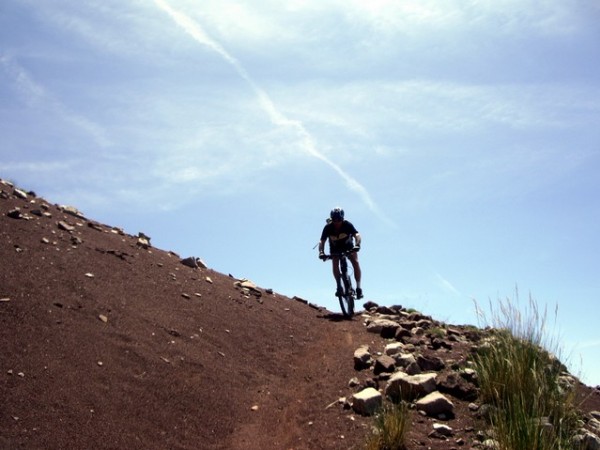 Dôme du Barrot : Descente vers le Collet de la Vigude