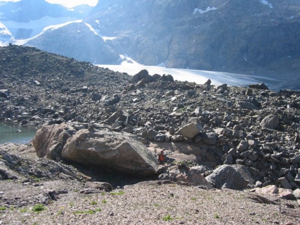 Chaotique ce Glacier : Faut trouver sa trace (flèches "cracra" bien utiles)