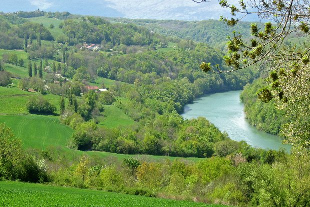 #6 le Rhone : sur la route qui mène à Arcine le Rhone : sur la route qui mène à Arcine
