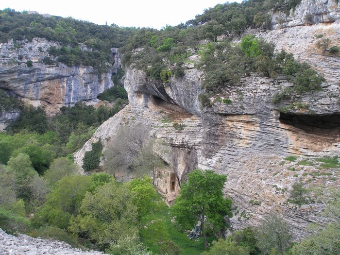 Habitat troglodyte : Du coté de Buoux