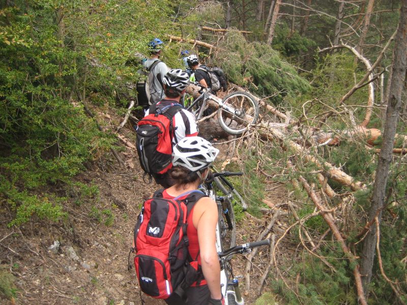 #2 ça bouchoooooonne ! : C ça bouchoooooonne ! : C'est comme ça sur quasi toute la traversée à la Roua, on a dû y passer 1h...