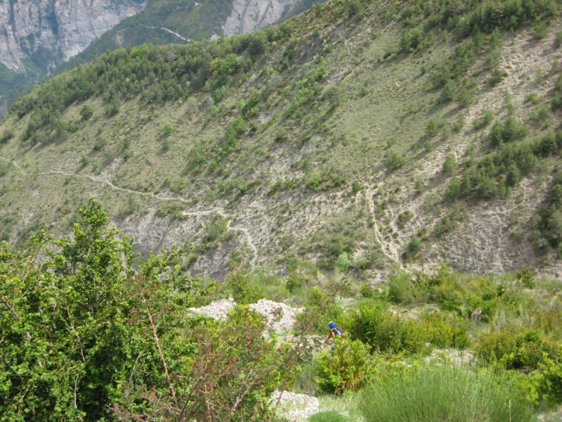 #13 descente sur Rigaud : Au dessus de Lutta après la Baisse des Abrics descente sur Rigaud : Au dessus de Lutta après la Baisse des Abrics