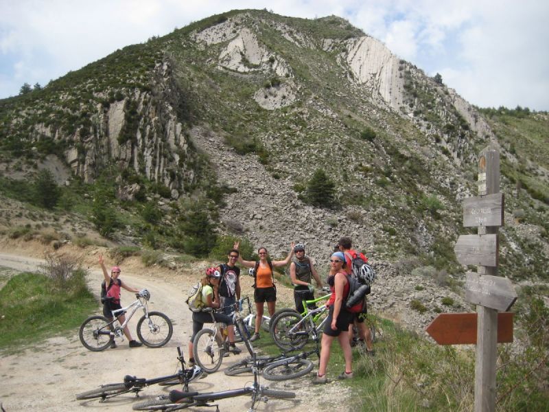 #4 Col de Mairola : C Col de Mairola : C'est là que le groupe se sépare