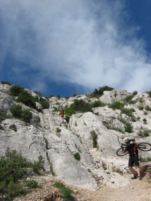 #4 Plateau de l Plateau de l'Homme Mort : Escalade vélo sur le dos !