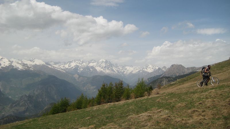 #2 Après St Marie : Un petit poussage sur fond d Après St Marie : Un petit poussage sur fond d'Ecrins