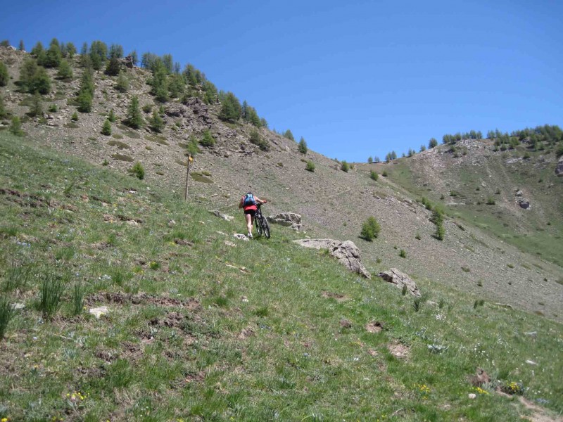 #5 Col de Tramouillon : Poussage - méthode bourin Col de Tramouillon : Poussage - méthode bourin
