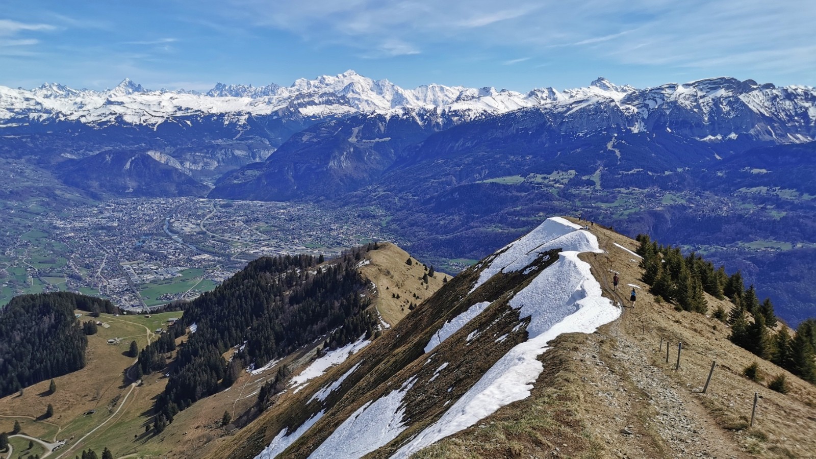 Le Môle, vue Mt Blanc
