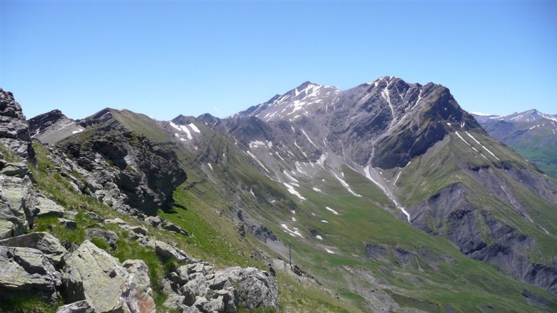 #3 vue d vue d'en haut : Pointe d'Emy et Grande Chible