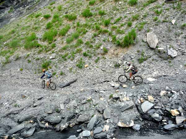 Descente des clots