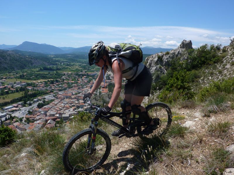 Descente sur Veynes : Une portion roulante