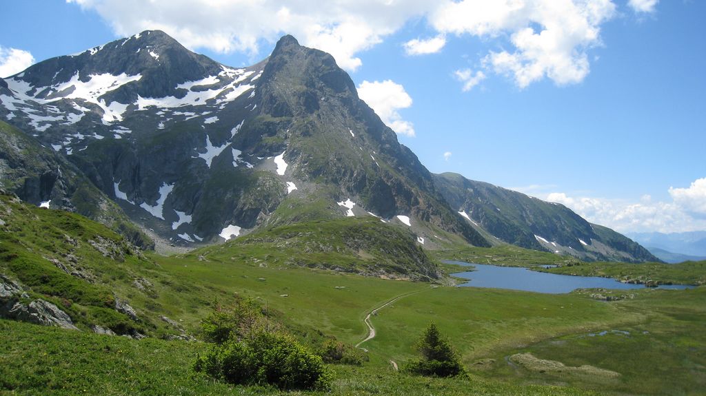 #5 Lac Fourchu : fin du lac, debut de la descente Lac Fourchu : fin du lac, debut de la descente