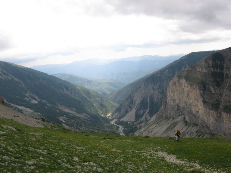 Colmars -> Villeplane : Montée au col de Melina