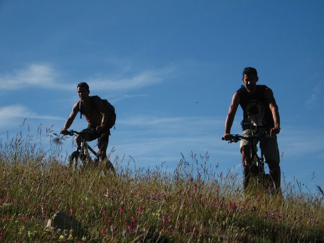 A la Cime des Conchiers : Pedro et Florent (mais il s'appelle Pierre en vrai...)