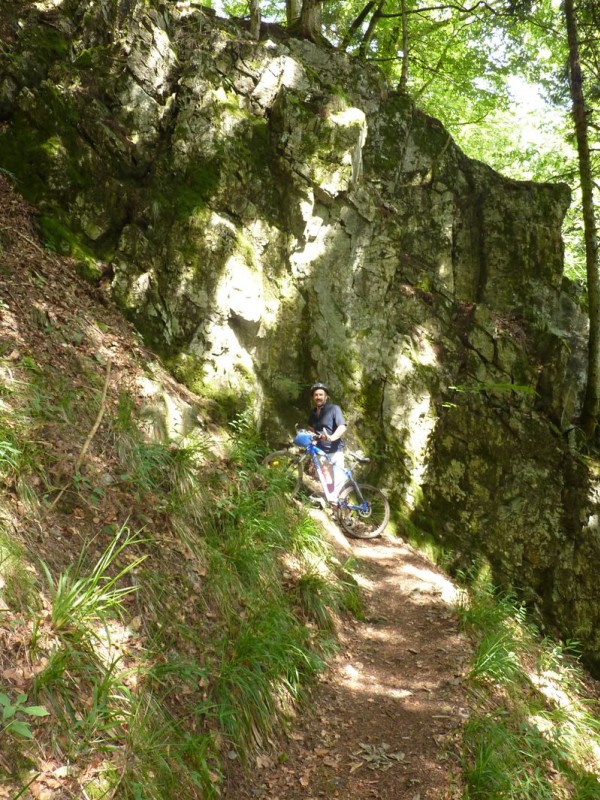 Epingle en montée : ça passe pas à vélo ?