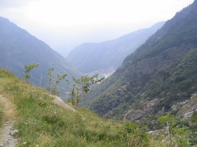 val de Suse : vue sur la vallée qui mène à Suse