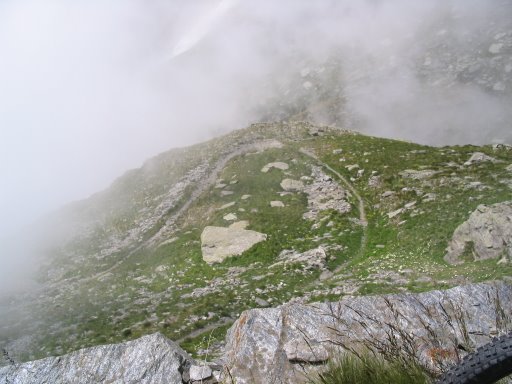 ambiance : durant la descente sur le sentier muletier