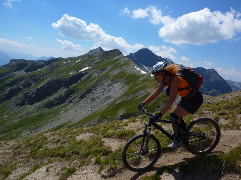 Crête de Malrif : Début de descente plein les yeux