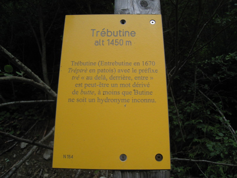 Trébutine : qques explications sur le nom de Trébutine!