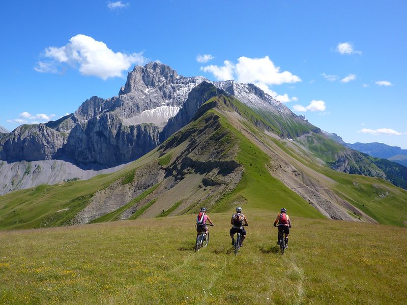 Aiguille de l'Obiou : Départ freeride !