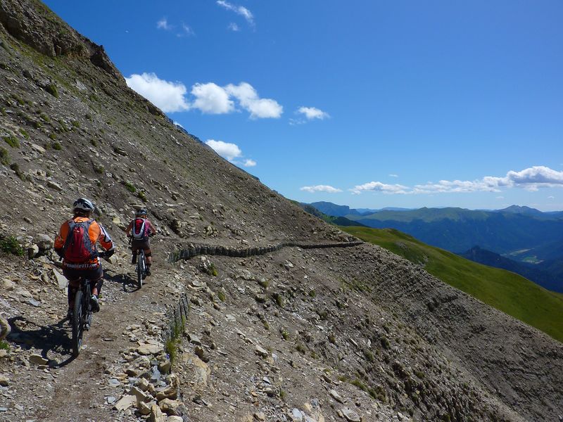 Col de l'Aiguille : Le départ juste sous le col