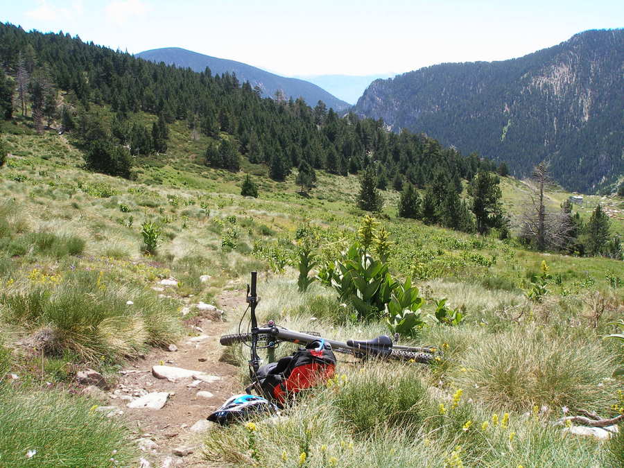 #7 Sous le lac d Sous le lac d'Evol : Début de la descente