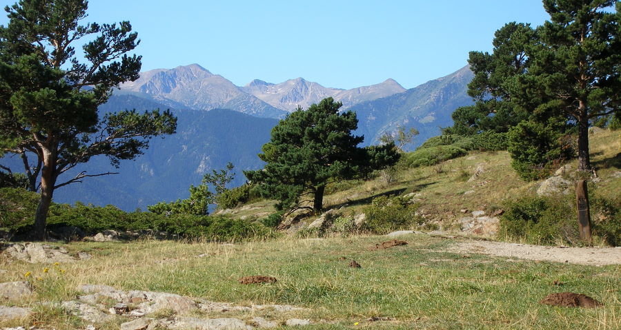 Montagnes catalanes : vues du col Diagre