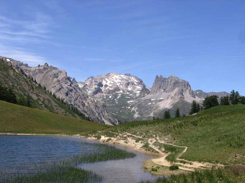 #7 lac Chavillon : le Thabor en toile de fond lac Chavillon : le Thabor en toile de fond