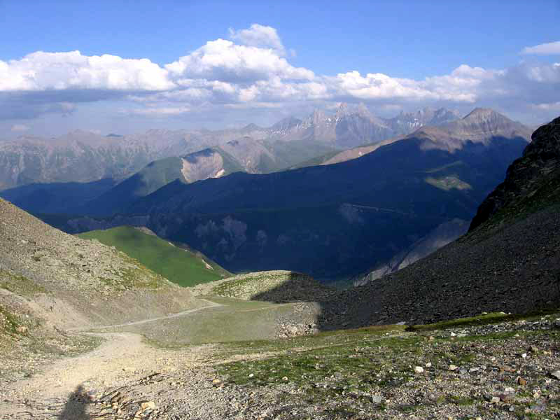 #23 Col Nord des Lacs : Bien content d Col Nord des Lacs : Bien content d'aboutir à ce col (presque 1000m D+ depuis le vallon, pas souvent roulant!)
