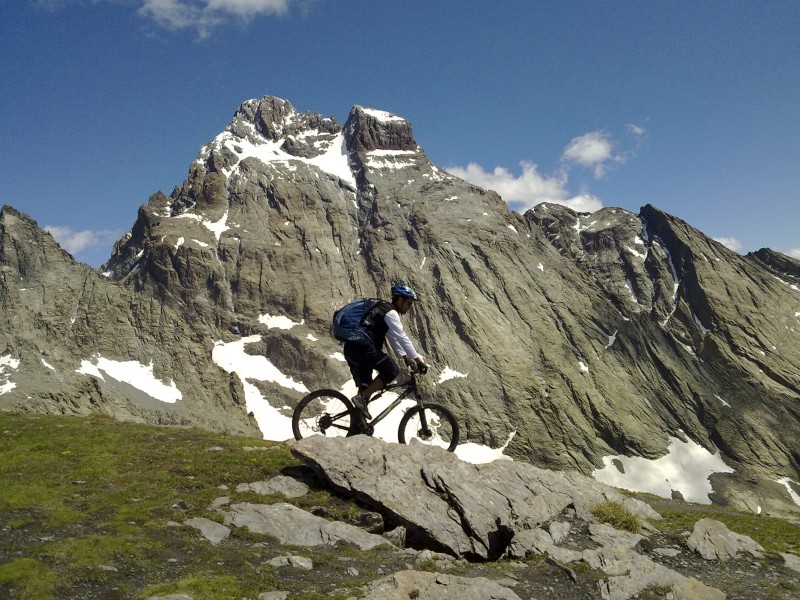 Pointe Joanne : 2 courageux au sommet