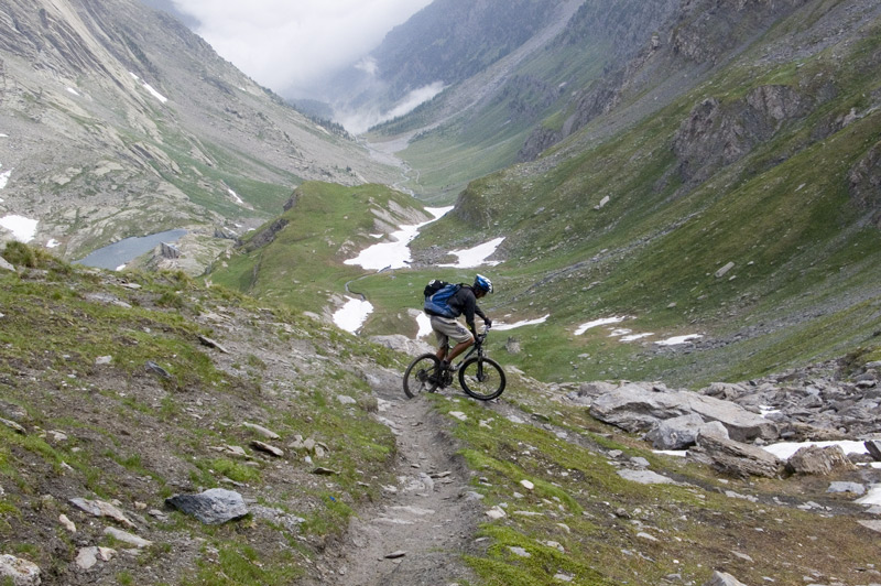 Passo de la Losetta : Section descendante