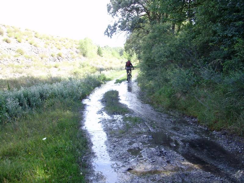 #2 Sentier EDF : quelques flaques de boue, mais ça passe ... Sentier EDF : quelques flaques de boue, mais ça passe ...