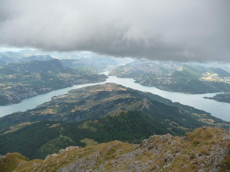 Pic de Morgon : Lac et barrage de Serre-Ponçon
