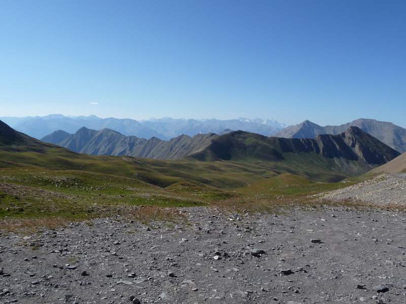 #8 Parpaillon : Col de Girabeau depuis le tunnel du Parpaillon Parpaillon : Col de Girabeau depuis le tunnel du Parpaillon