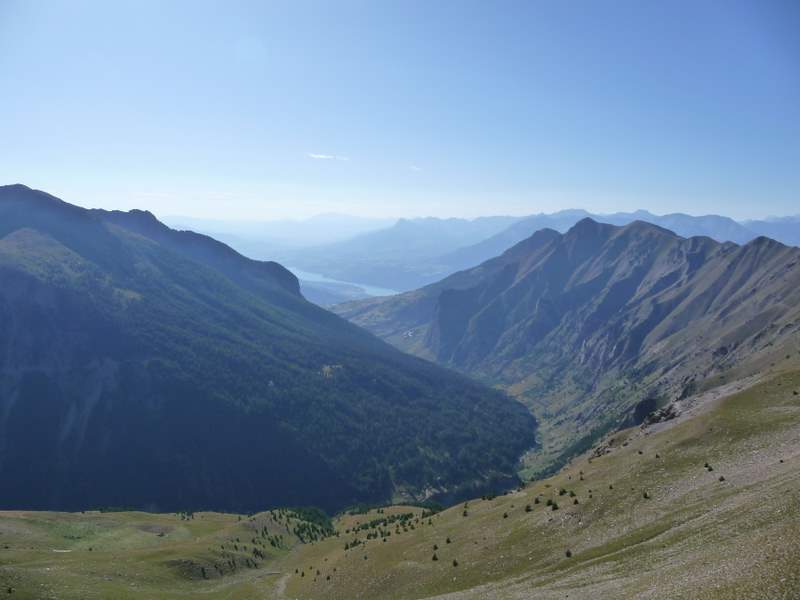 #9 Parpaillon : Le lac de Serre-Ponçon depuis le col de Girabeau Parpaillon : Le lac de Serre-Ponçon depuis le col de Girabeau