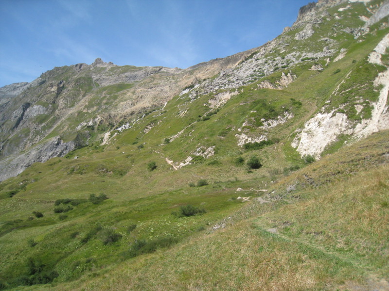 La Besse : la section pour rejoindre La Besse (et le Col du Bonhomme).
