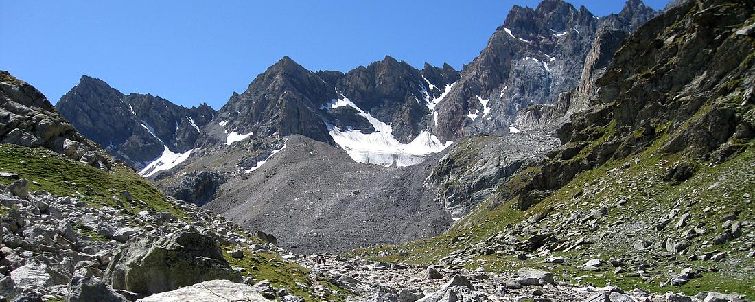 Glacier vivant de Marinet : et aussi glacier "rocheux"