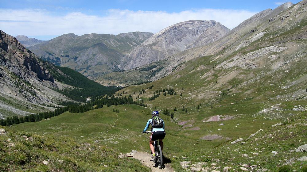 Descente sur Fouillouse : De grandes lignes droites à venir