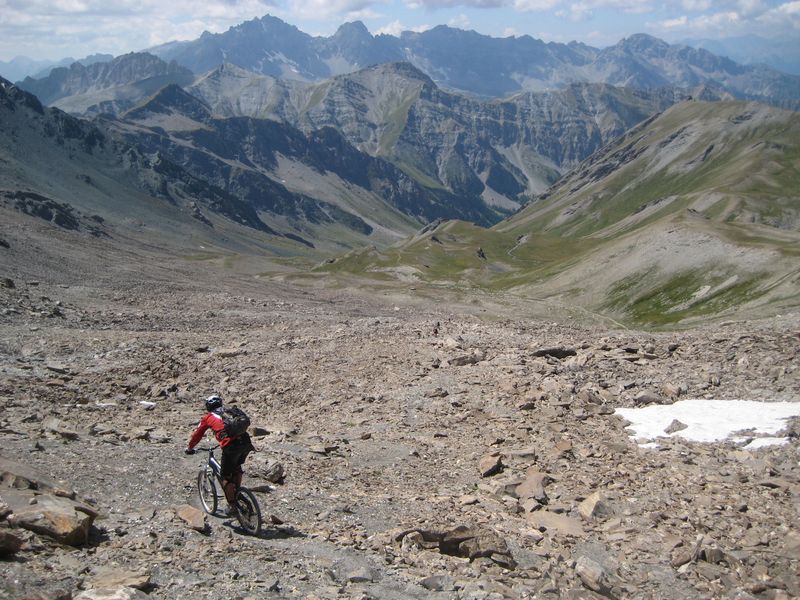 Col de la Cula : Portion technique puis vallon tout plat !