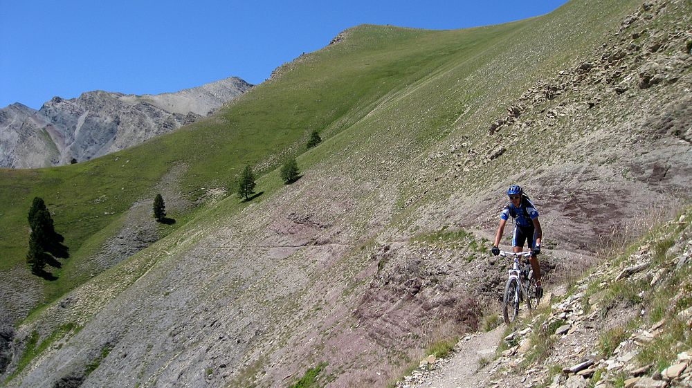 Mais le sentier est tip top : pour le vélo