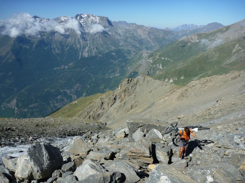 Cadre sympatique : avec le fameux Giusalet qui offre de belles courses de ski de rando