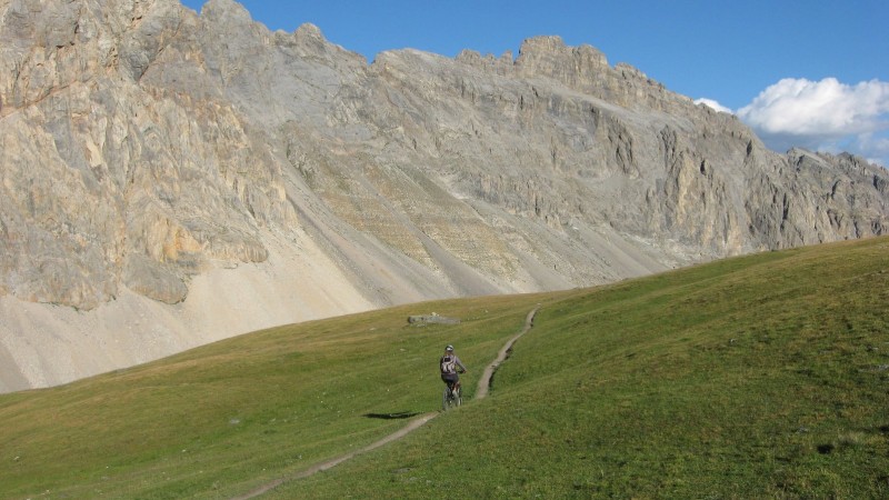 Descente du Col du Vallon : Immensitude du Vallon