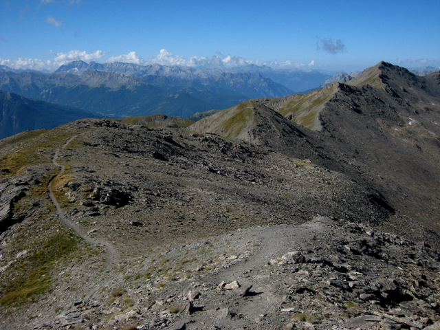 #2 Pic de Malrif : vu depuis la crête du Grand Glaiza Pic de Malrif : vu depuis la crête du Grand Glaiza