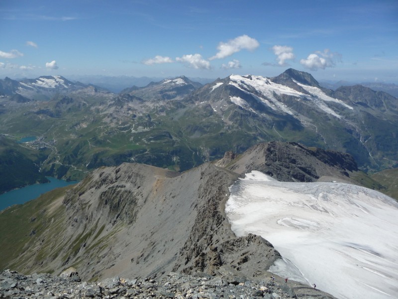 #6 Aiguille de la Grande Sassière : L Aiguille de la Grande Sassière : L'intégralité du parcours visible du sommet !