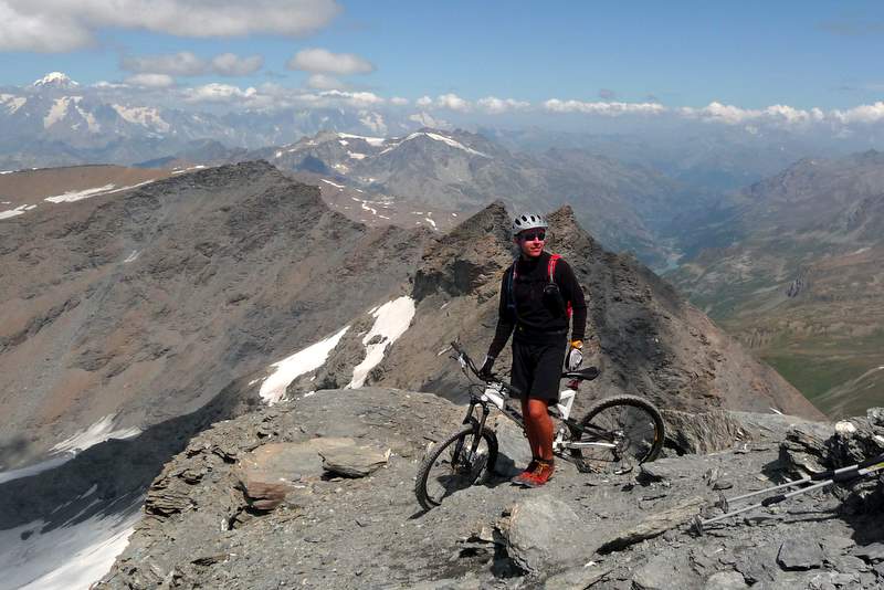 #4 Grde Sassière : Etienne au sommet Grde Sassière : Etienne au sommet