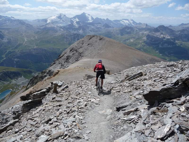 #5 Grde Sassière : Dans la descente vers 3300 Grde Sassière : Dans la descente vers 3300