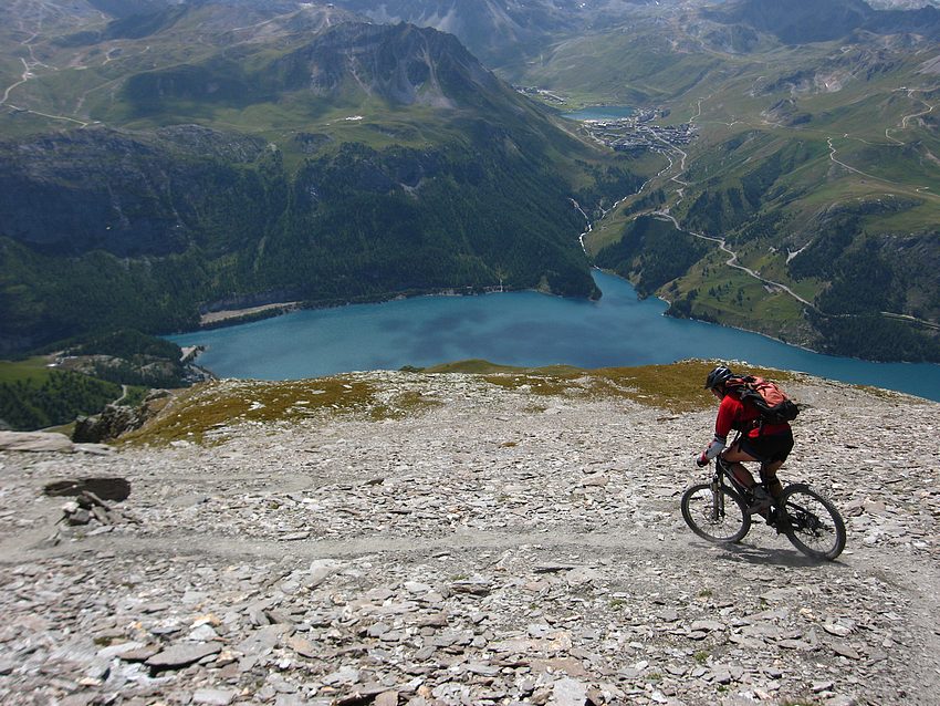 #28 Sassière : 1000m au dessus du barrage Sassière : 1000m au dessus du barrage