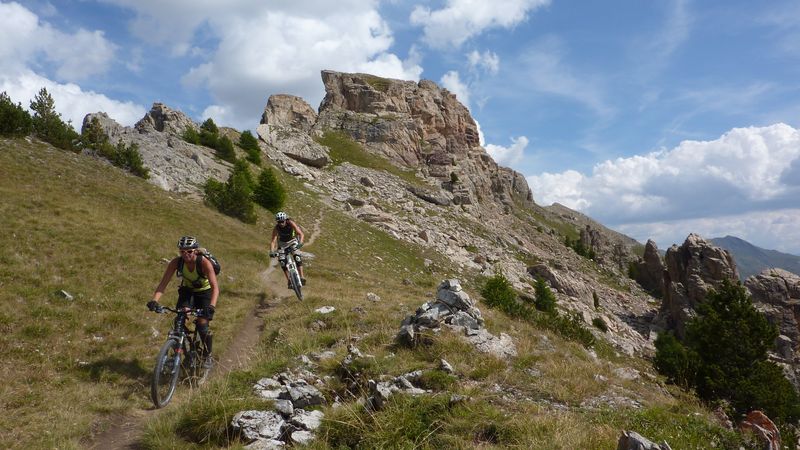 Traversée col de la Scie : Fini la contemplation, on lâche les fauves