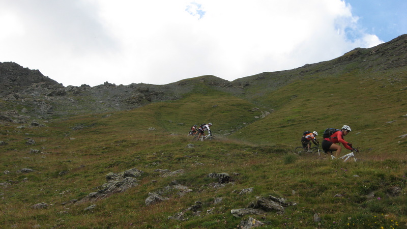 Descente Col des Thures : tic-tac synchronisé