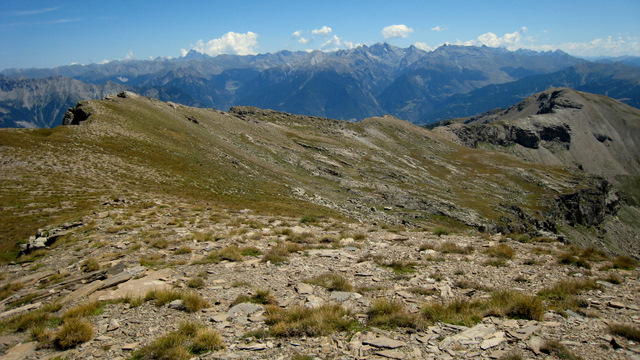 Crêtes de Fouran : à partir de là, c'est de moins en moins roulant jusqu'à Tête Fouran !